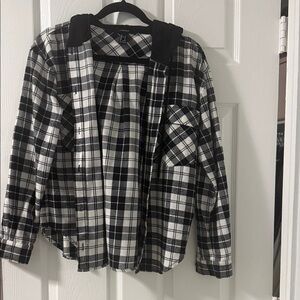 Forever 21 Monochrome Checkered Shirt